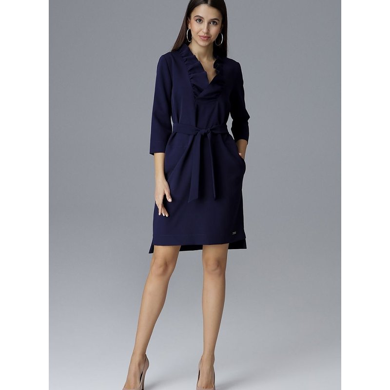 Cocktail dress model 126004 Figl - S - Navy blue