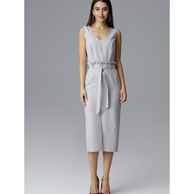 Cocktail dress model 126015 Figl - L - Grey