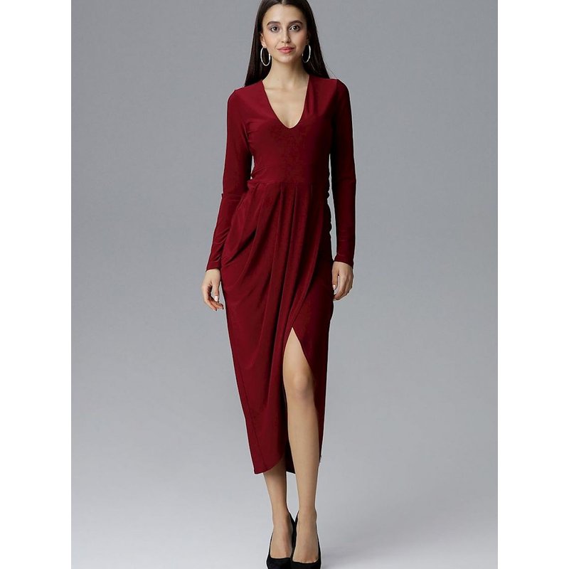 Long dress model 126215 Figl - S - Red
