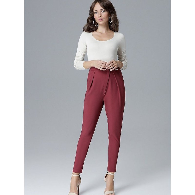 Women trousers model 128532 Lenitif - S - Red