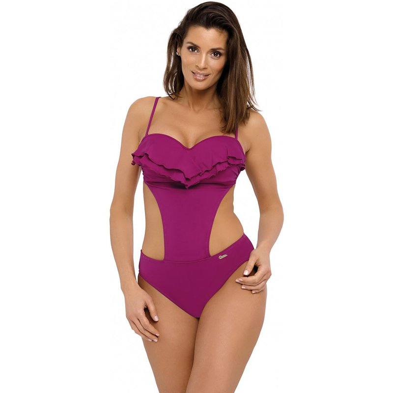 Swimsuit one piece model 129488 Marko - XL - Violet