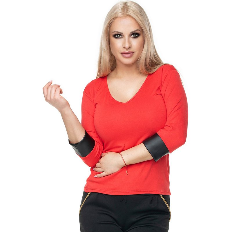 Blouse model 131591 PeeKaBoo - ONE-SIZE-FITS-ALL - Red