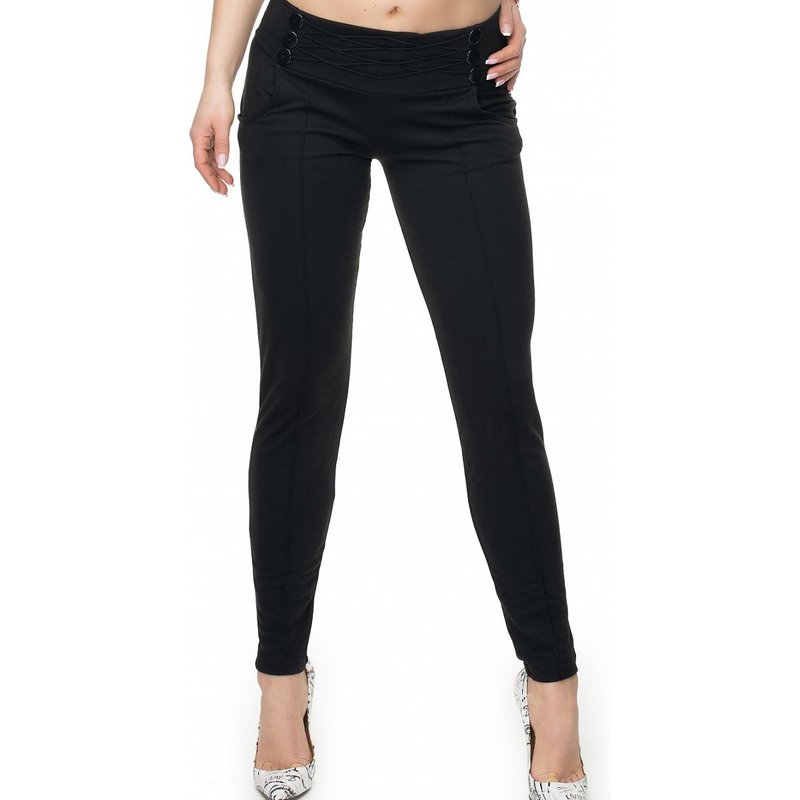 Trousers model 131927 PeeKaBoo - S/M - Black