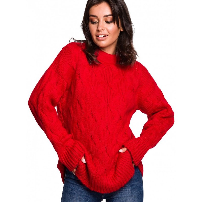 Jumper model 136419 BE Knit - S/M - Red