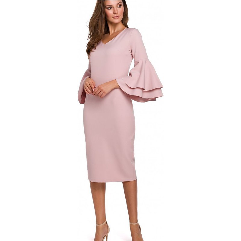Cocktail dress model 138548 Makover - M - Pink