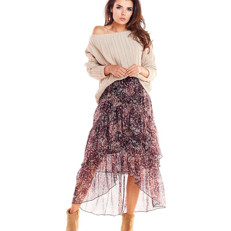 Skirt model 139550 awama - L/XL - Multicolor