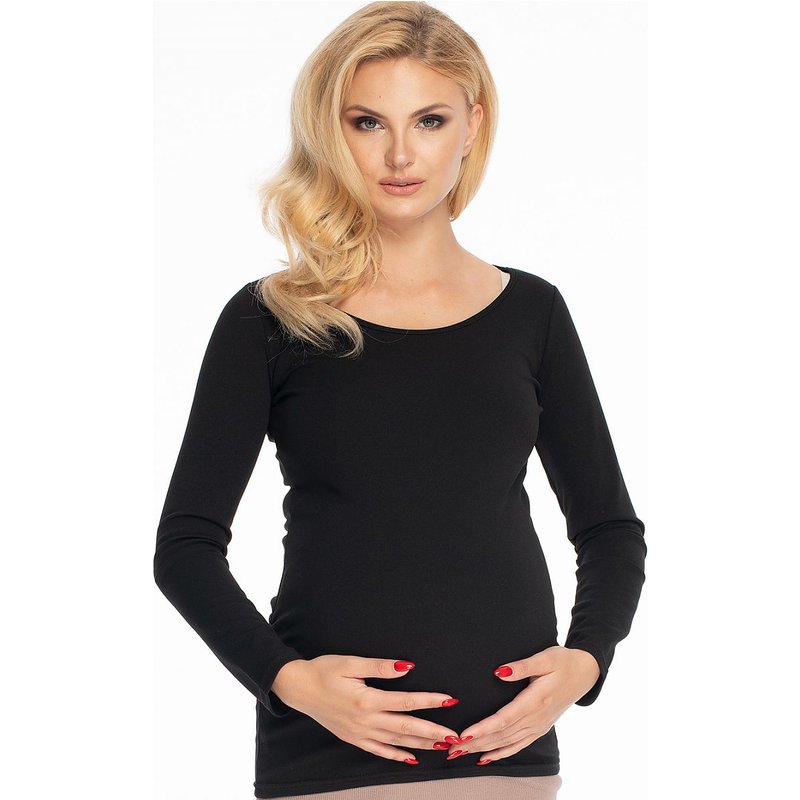 Maternity blouse model 147517 PeeKaBoo - L/XL - Black
