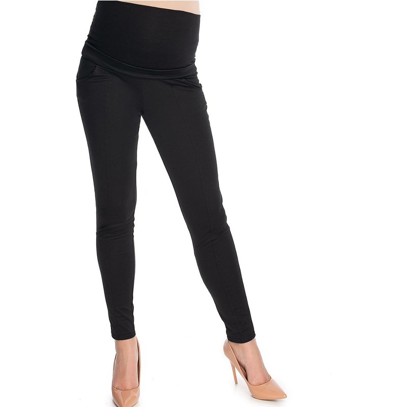Maternity pants model 147526 PeeKaBoo - L/XL - Black