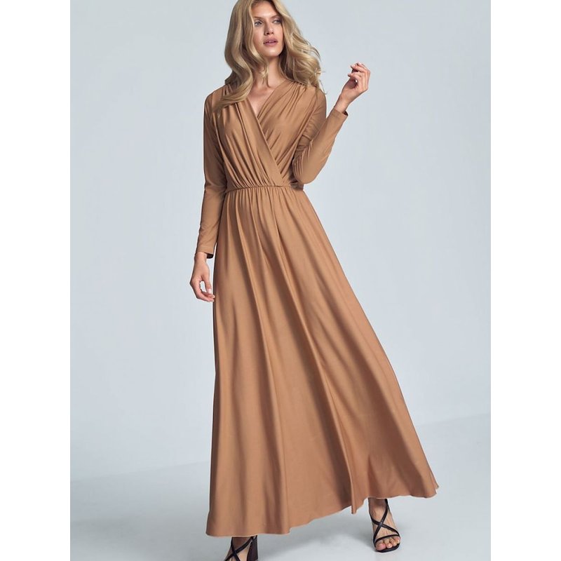 Daydress model 147928 Figl - L - Beige