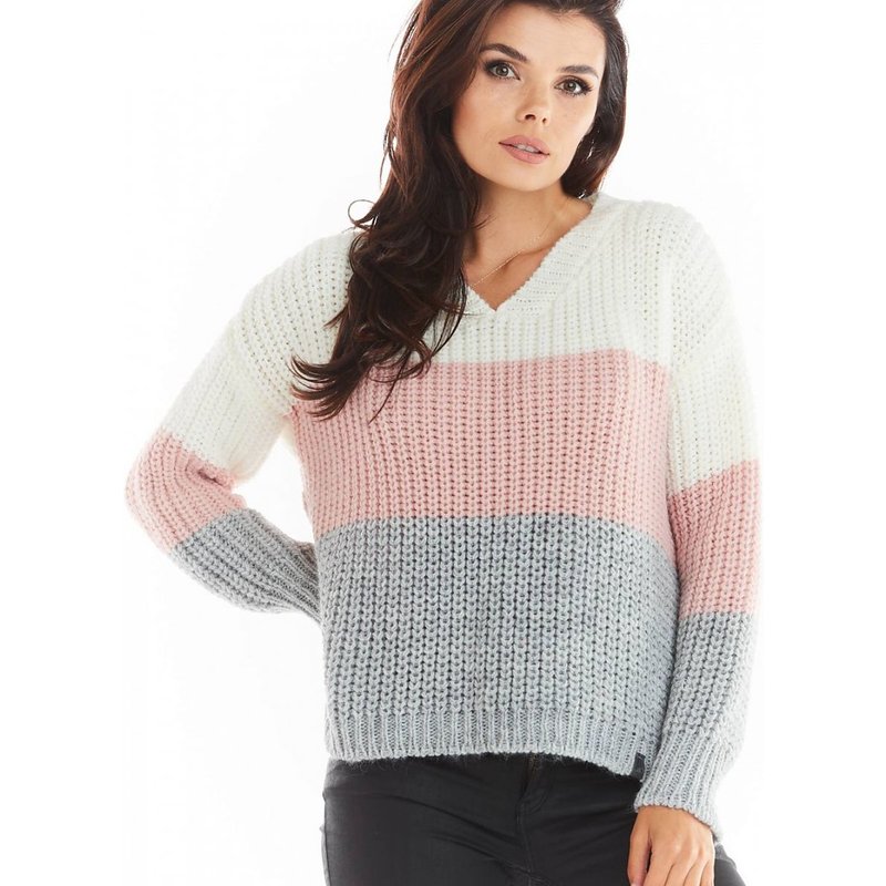 Jumper model 149738 awama - ONE-SIZE-FITS-ALL - Pink