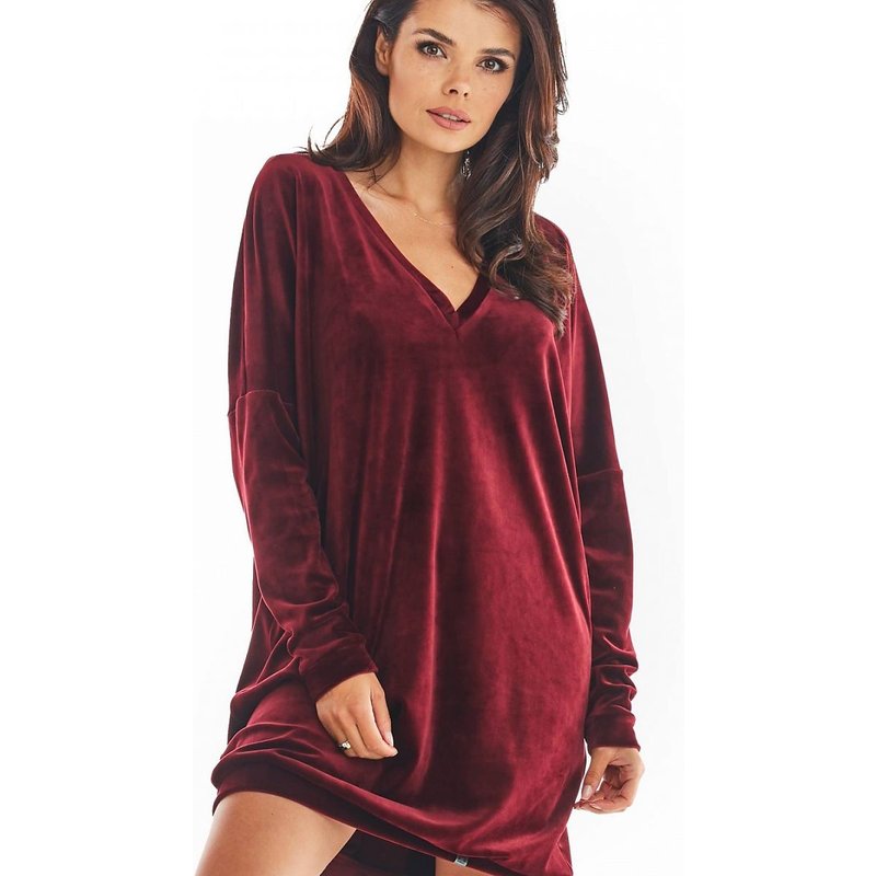 Daydress model 149782 awama - ONE-SIZE-FITS-ALL - Red