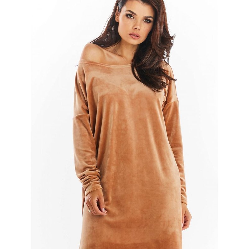 Daydress model 149795 awama - ONE-SIZE-FITS-ALL - Beige