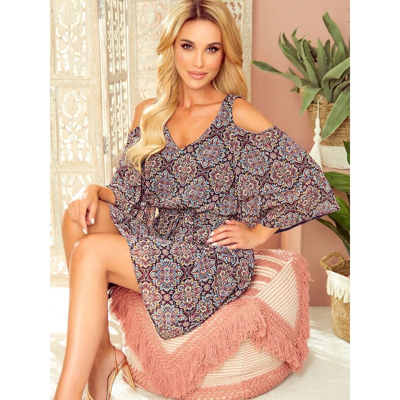 Cocktail dress model 152316 Numoco - XL - Multicolor