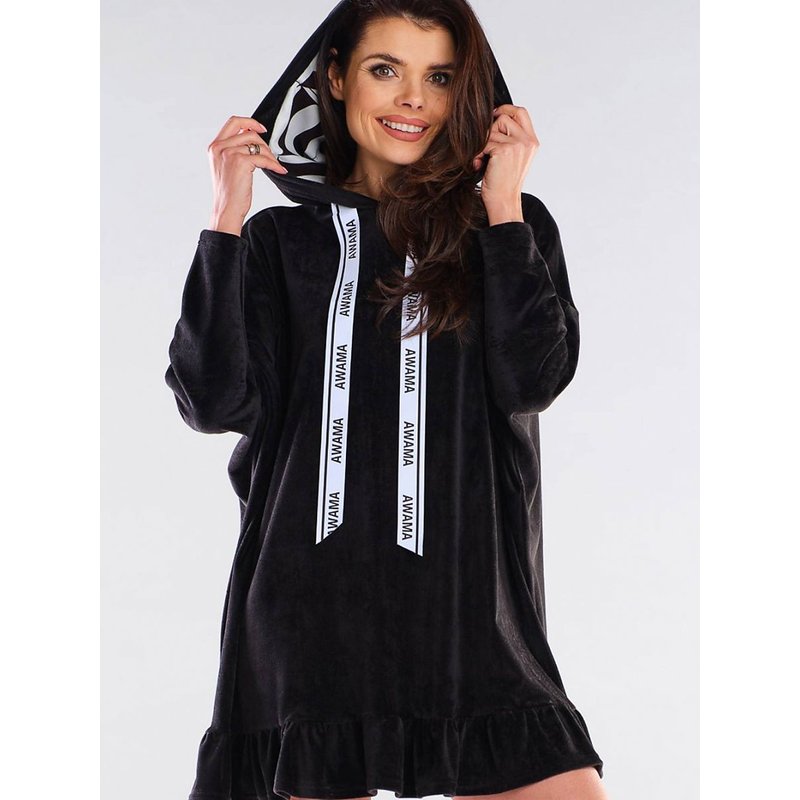 Daydress model 154789 awama - ONE-SIZE-FITS-ALL - Black