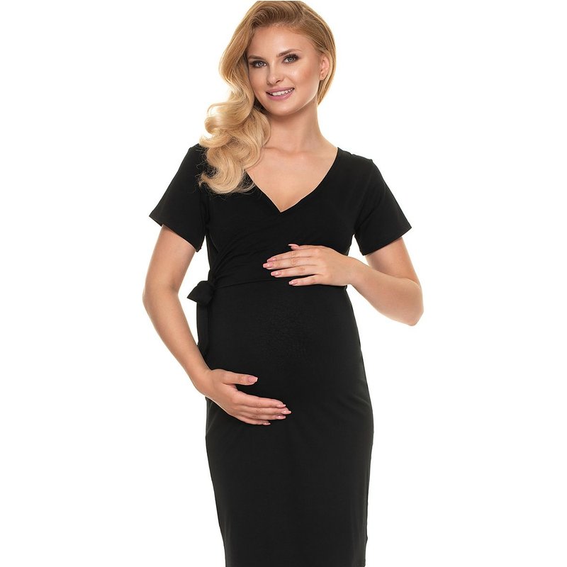 Pregnancy dress model 157715 PeeKaBoo - S/M - Black
