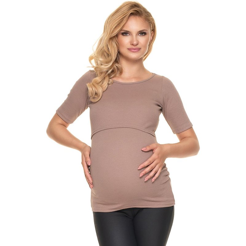 Short dress model 111742 Figl - L - Beige