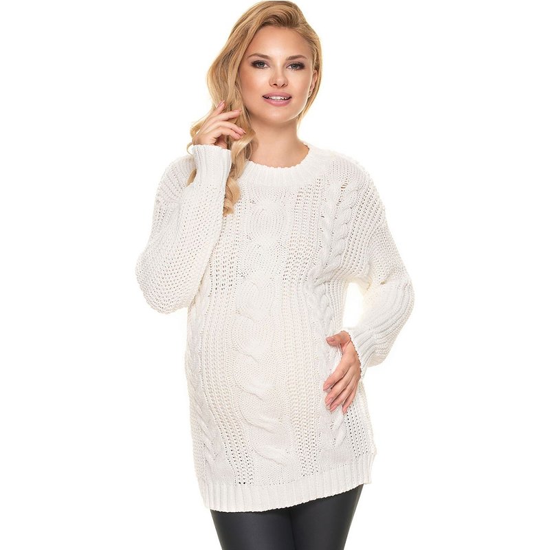 Pregnancy sweater model 157830 PeeKaBoo - ONE-SIZE-FITS-ALL - Beige