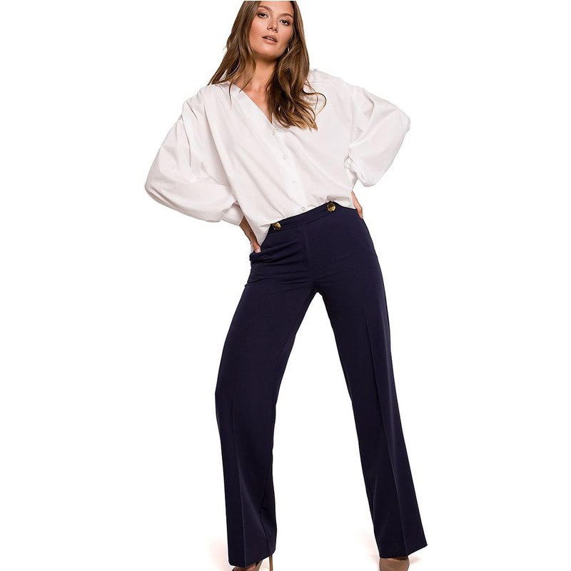 Trousers model 158100 Makover - S - Navy blue