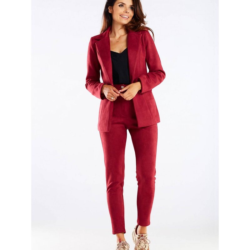 Women trousers model 166819 awama - S - Red