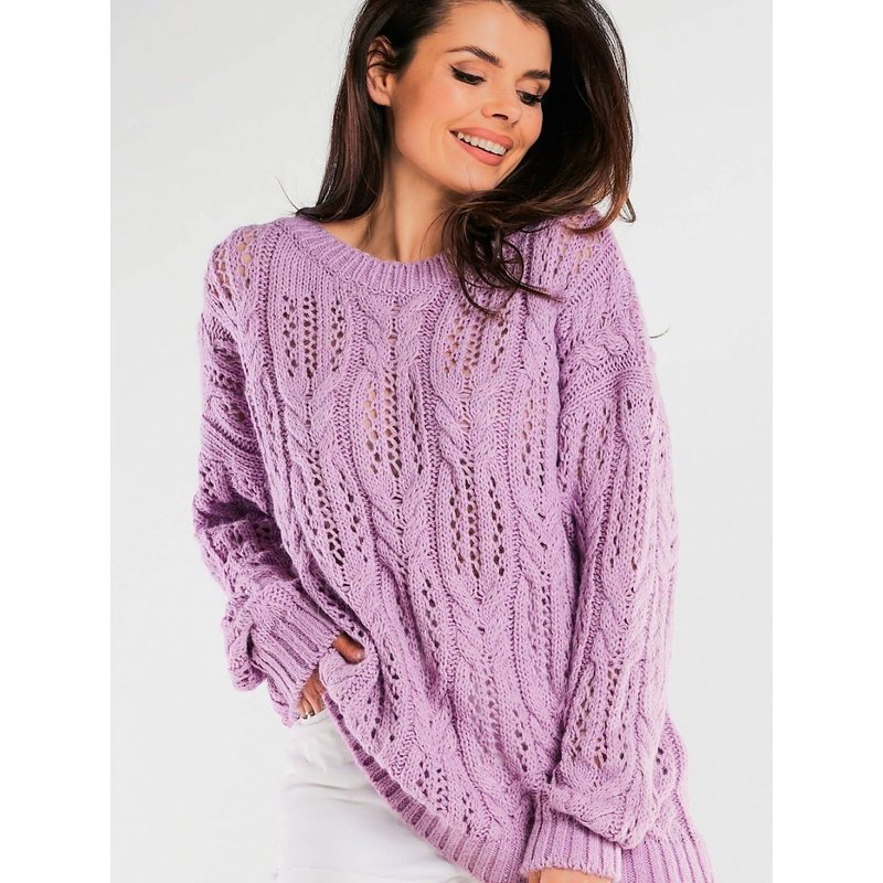 Jumper model 166866 awama - ONE-SIZE-FITS-ALL - Violet