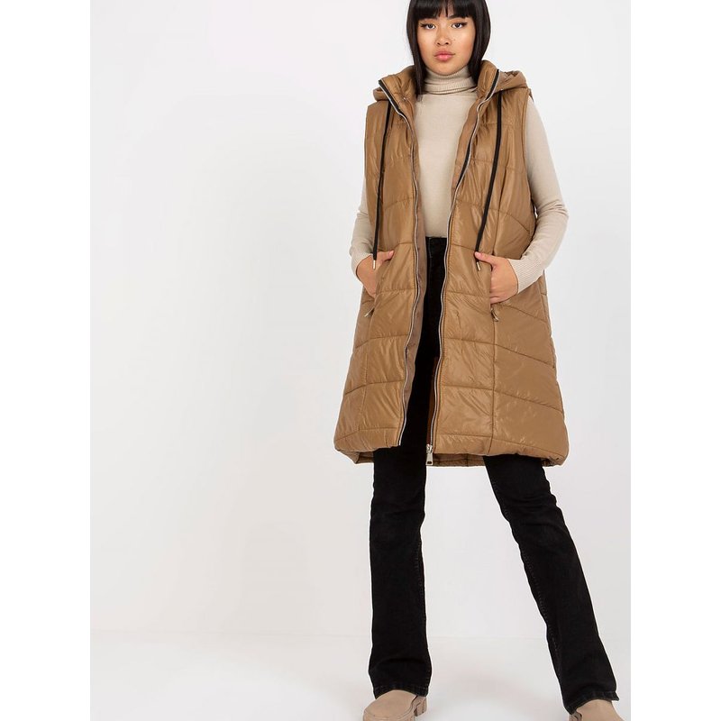 Gilet model 171263 Och Bella - ONE-SIZE-FITS-ALL - Brown