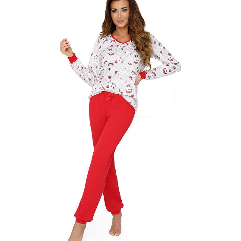 Pyjama model 171577 Donna - 44 - Red