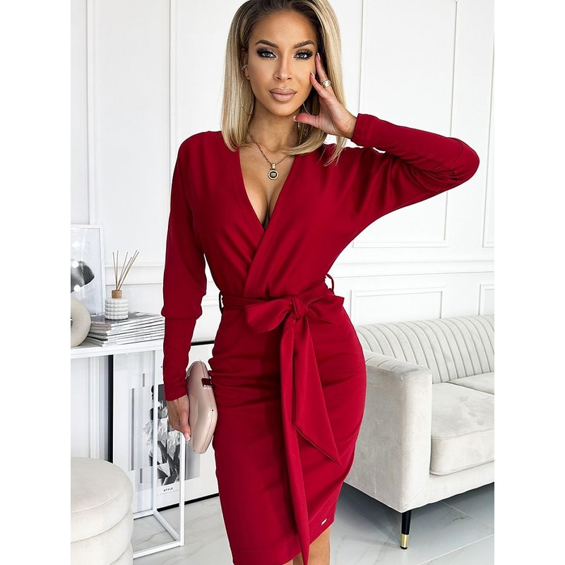 Cocktail dress model 175020 Numoco - XS - Red