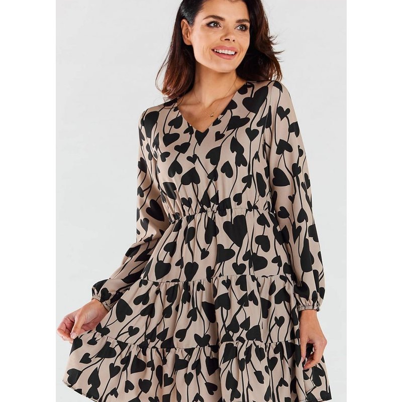 Daydress model 176851 awama - L - Beige