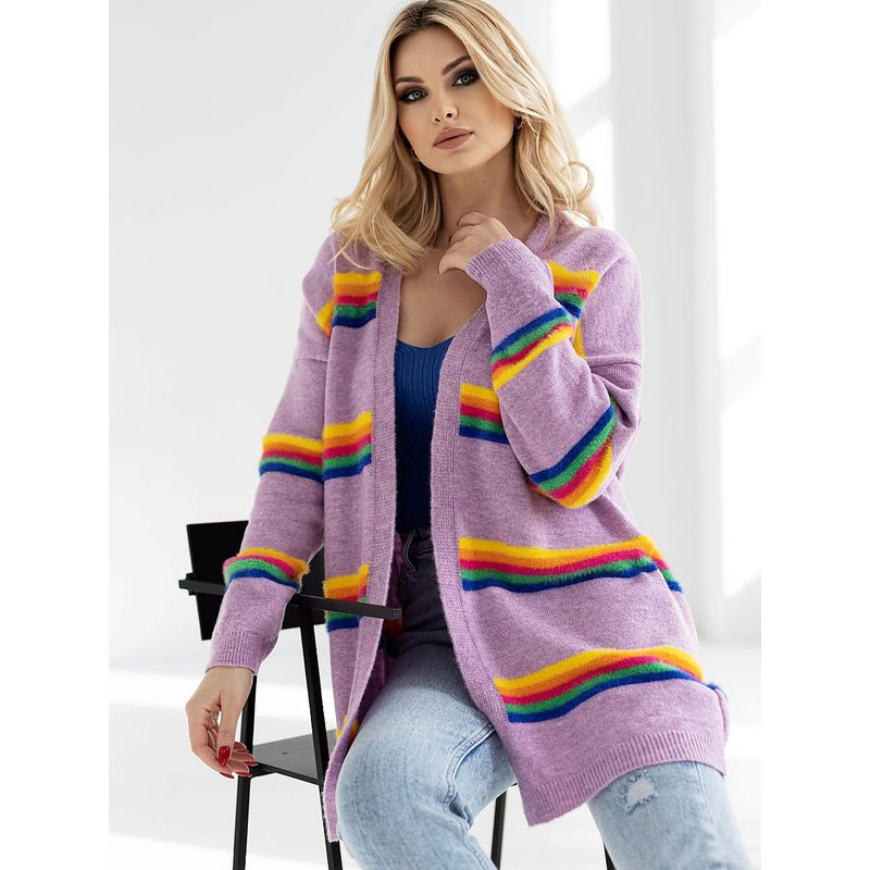 Cardigan model 178648 PeeKaBoo - ONE-SIZE-FITS-ALL - Multicolor