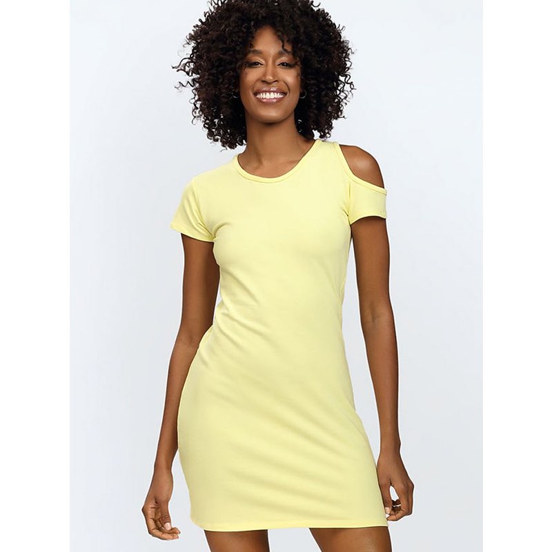 Daydress model 179268 DKaren - M - Yellow