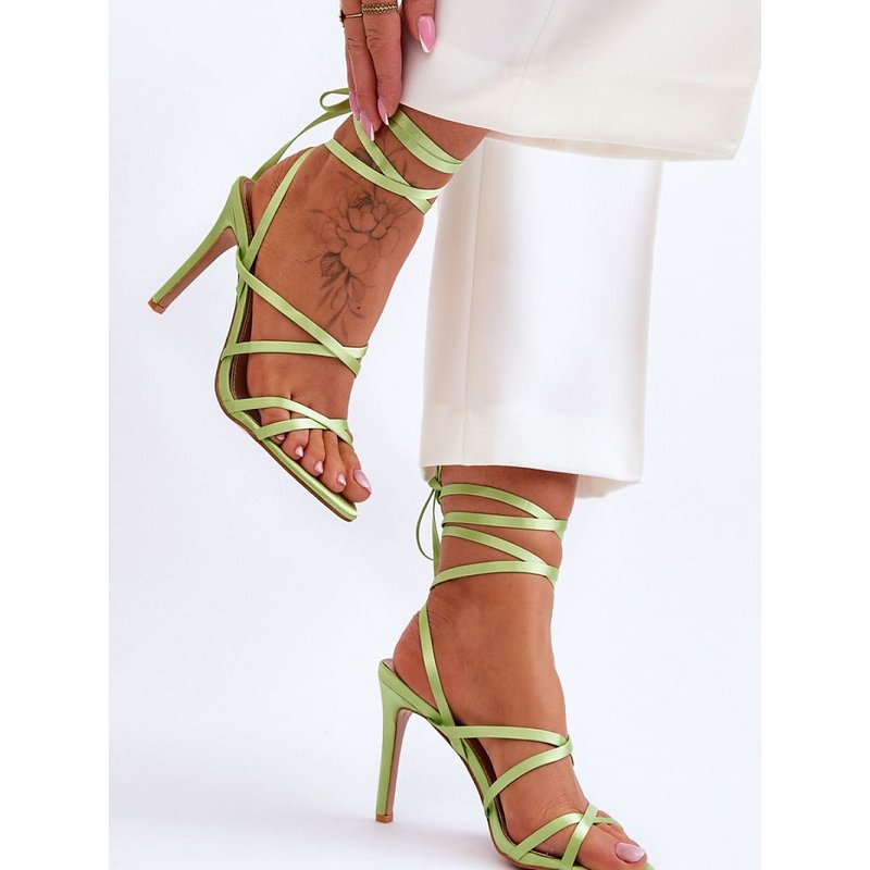 Strappy sandals model 179628 Step in style - 40 - Green