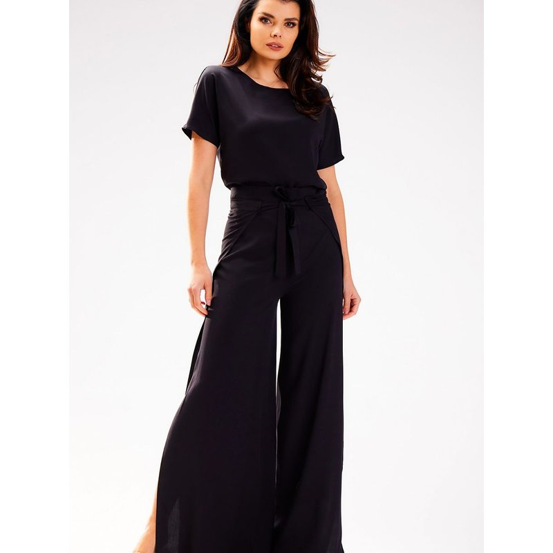 Women trousers model 181096 awama - M - Black