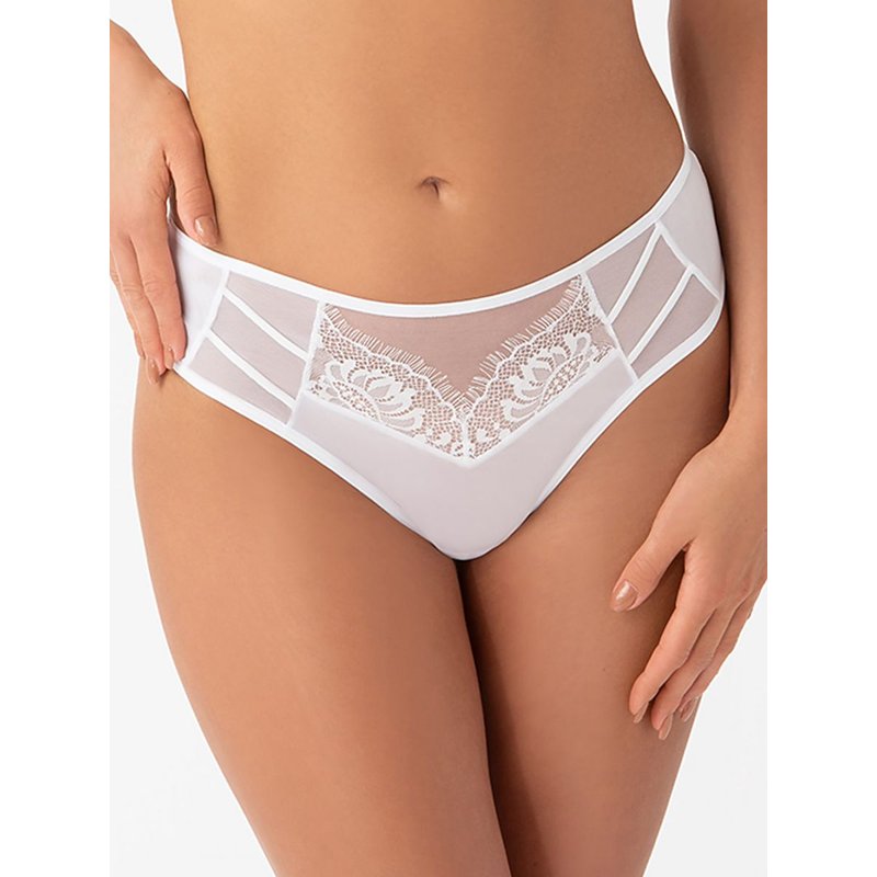Brazilian style panties model 182032 Gorsenia Lingerie - M - White