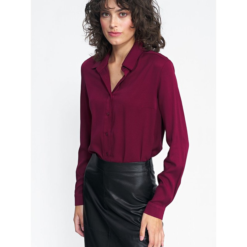 Long sleeve shirt model 184608 Nife - 40 - Red