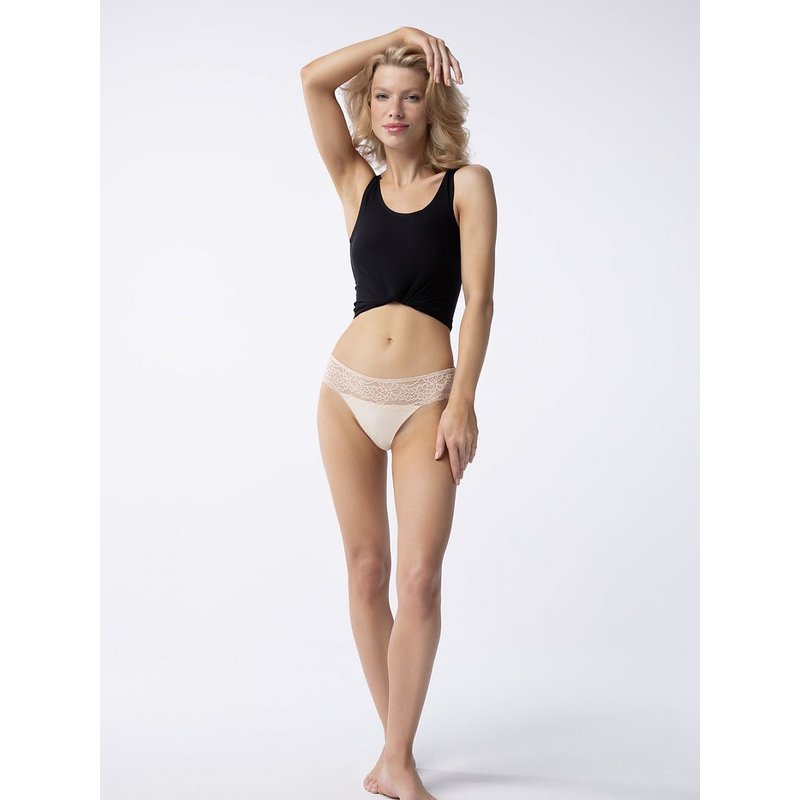 Panties model 185318 Julimex - M - Beige