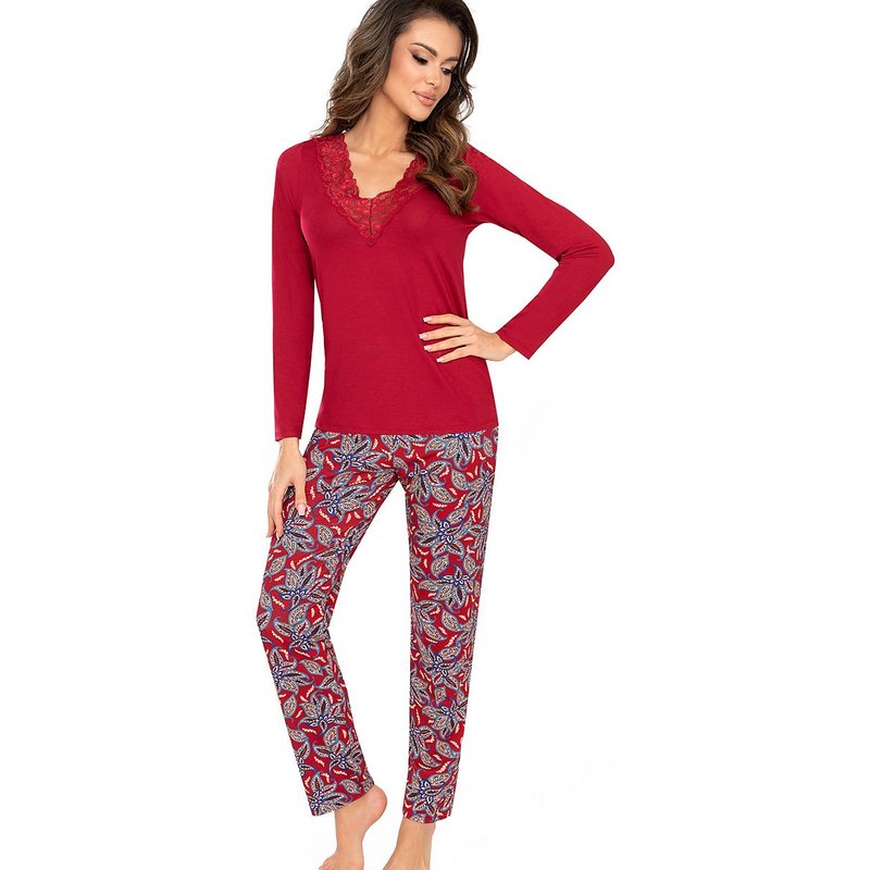 Pyjama model 186784 Donna - 44 - Red