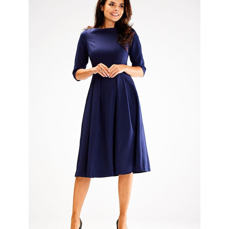 Daydress model 187117 awama - S - Navy blue
