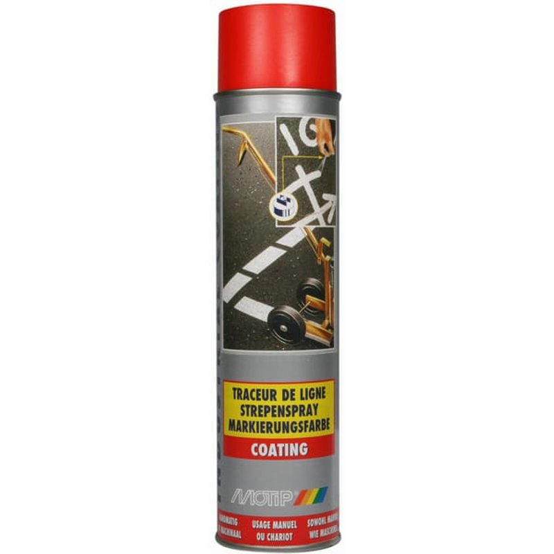 Motip Line spray (non-hand) red 000221