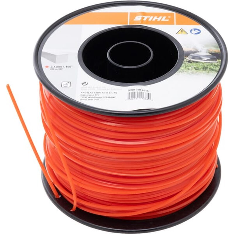 Stihl Trimmer line Square diameter 2.7mm x 208.0m 00009302616