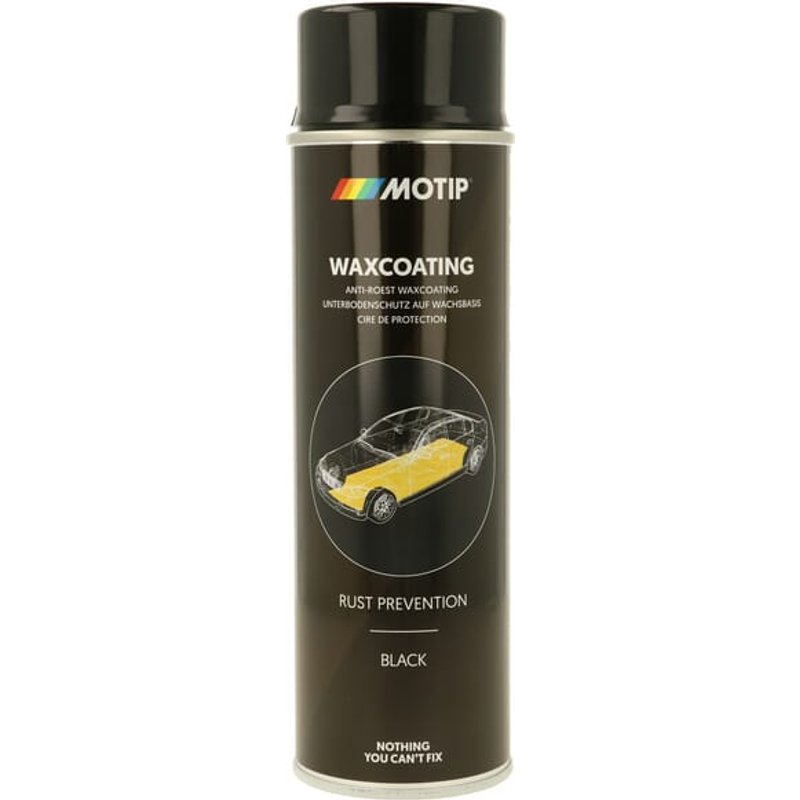 Motip Anti rust wax coating black 500ml 00135MOT