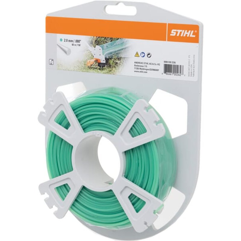 Stihl Trimmer line Round diameter 2.0mm x 60.0m green 00009302336