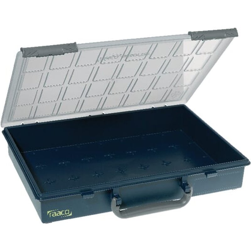 Raaco Assortment box 338x261x57mm, 5l capacity, blue polypropylene, PSC 4-01 by 136204
