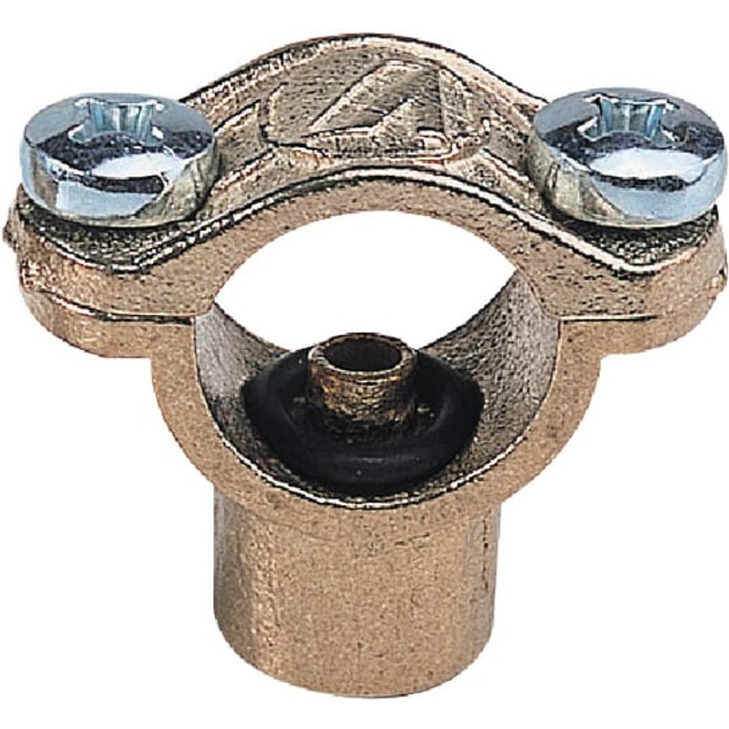 Arag Brass clamp for 1/2" tube with 1/4" BSP F 004215