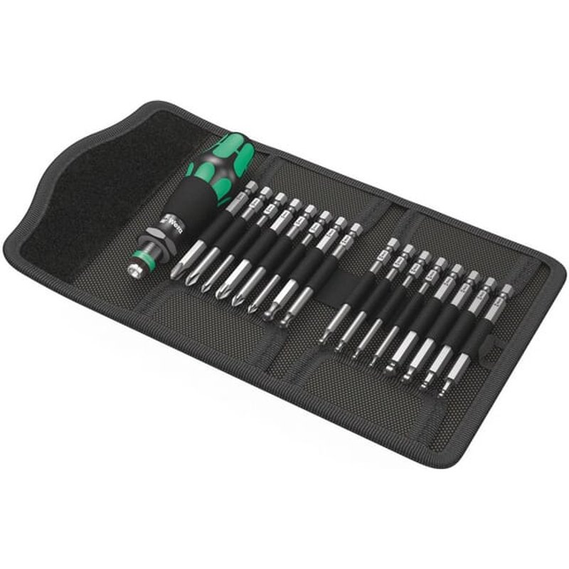 Wera 17 Piece Kraftform Kompakt 60 KK Screwdriver Bit Set