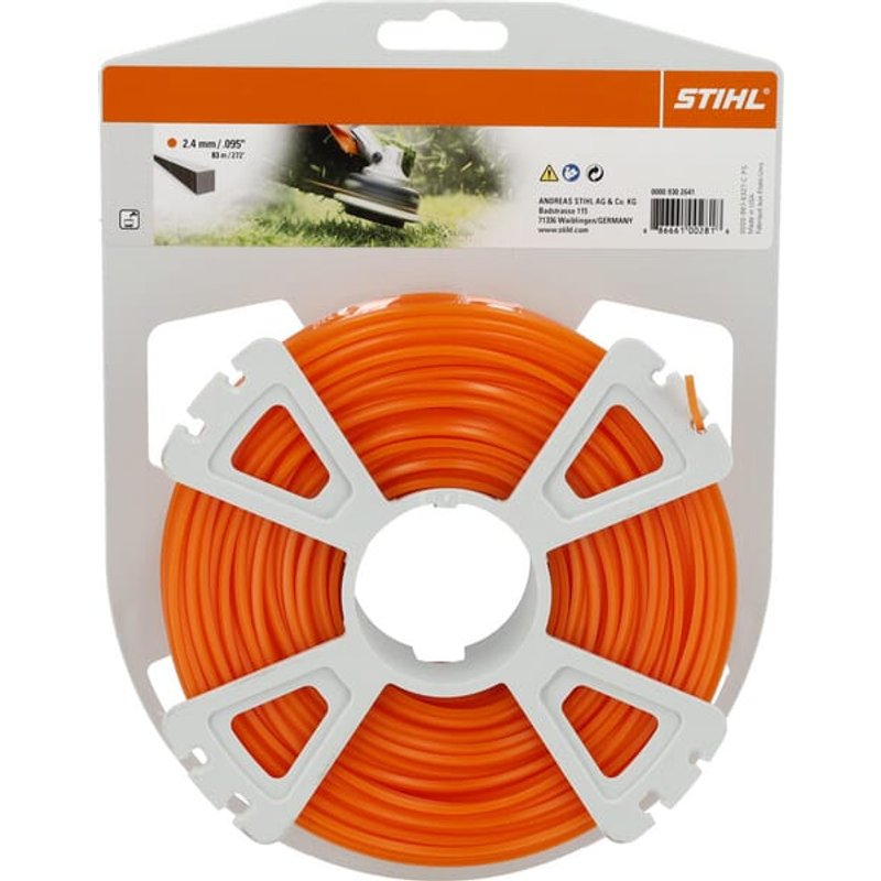 Stihl Trimmer line Square diameter 2.4mm x 83.0m 00009302641