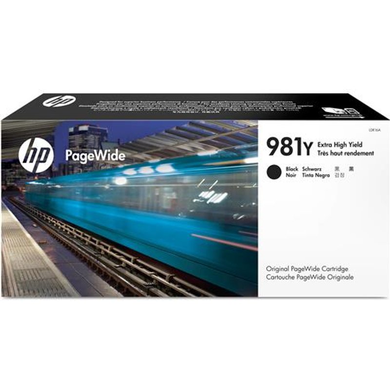 HP L0R16A/981Y Ink cartridge black. 20K pages ISO/IEC 19798 345ml for