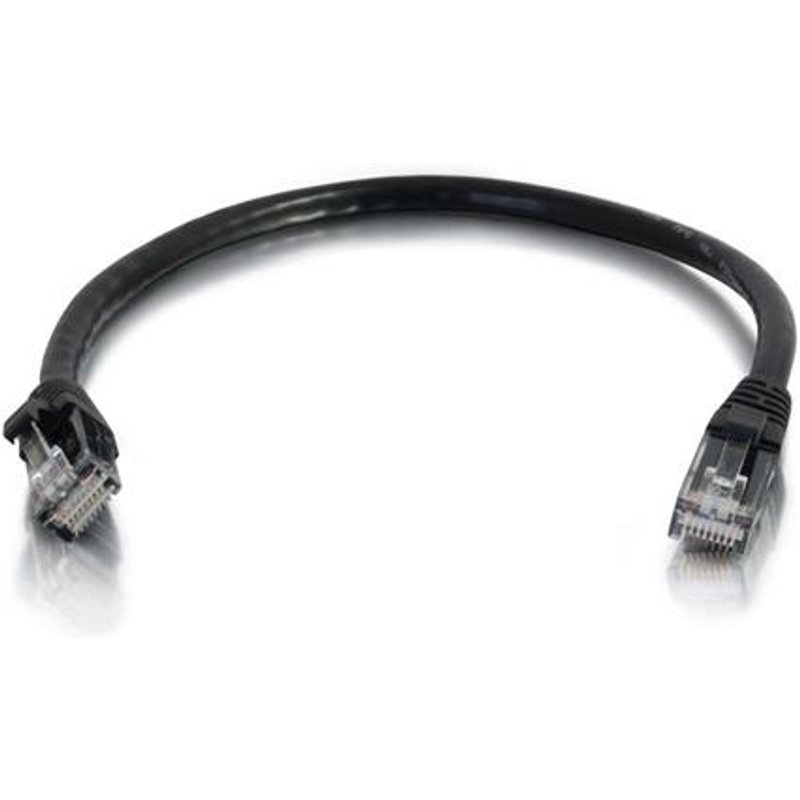 C2G 5m Cat6 Booted Unshielded (UTP) Network Patch Cable - Black. Cable length: 5.03 m Cable standard: Cat6 Cable shielding: U/UTP (UTP) Connector 1: RJ-45 Connector 2: RJ-45 Product colour: Black
