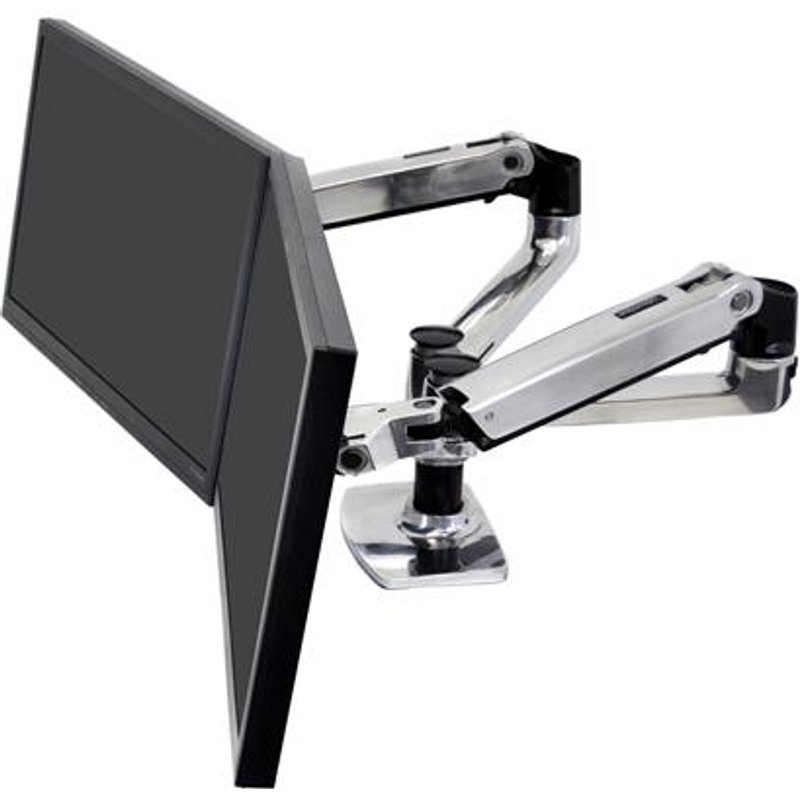 Ergotron LX Series 45-245-026 Clamp/Bolt-through 18.1 kg 68.6 cm (27") 100 x 100 mm Height adjustment Silver