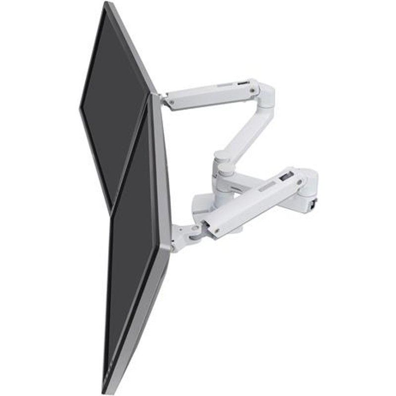 Ergotron LX Series 45-491-216. Maximum weight capacity: 18.1 kg Maximum screen size: 68.6 cm (27") Minimum VESA mount: 75 x 75 mm Maximum VESA mount: 100 x 100 mm. Height adjustment Tilt angle range: -75 - 75. Product colour: White