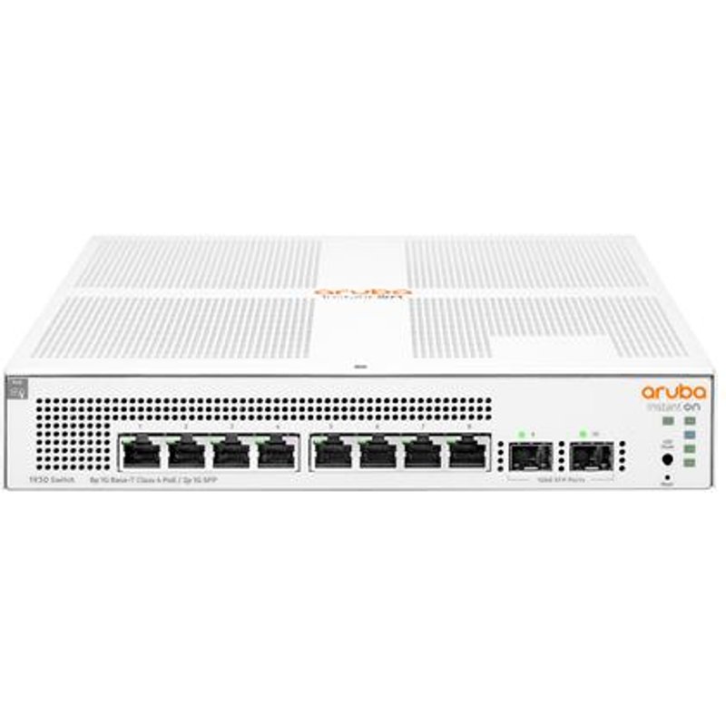HPE Aruba Networking Networking Instant On Switch 8p Gigabit CL4 PoE 2p SFP 124W 1930